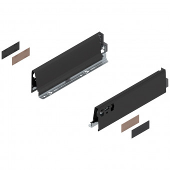 Blum Tandembox Zarge 378K terraschwarz - Blum Tandembox Zarge
Höhe M (83 mm), NL=300 mm
links/rechts, terraschwarz
378M3002SA | 2