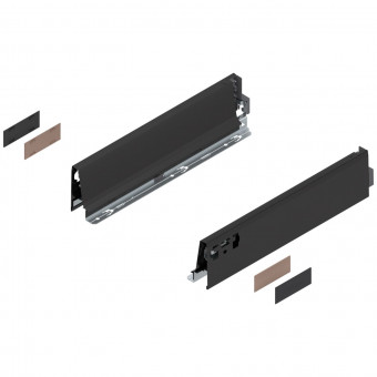 Blum Tandembox Zarge 378K terraschwarz - Blum Tandembox Zarge
Höhe M (83 mm), NL=350 mm
links/rechts, terraschwarz
378M3502SA | 2