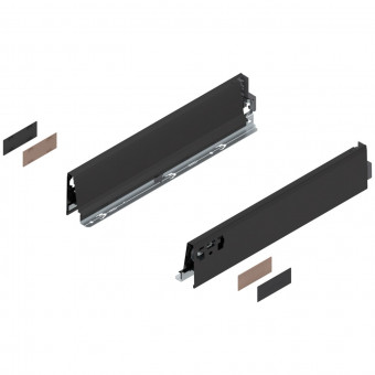 Blum Tandembox Zarge 378K terraschwarz - Blum Tandembox Zarge
Höhe M (83 mm), NL=400 mm
links/rechts, terraschwarz
378M4002SA | 2