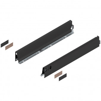 Blum Tandembox Zarge 378K terraschwarz - Blum Tandembox Zarge
Höhe M (83 mm), NL=550 mm
links/rechts, terraschwarz
378M5502SA | 2