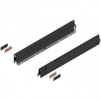 Blum Tandembox Zarge 378K terraschwarz - Blum Tandembox Zarge
Höhe M (83 mm), NL=650 mm
links/rechts, terraschwarz
378M6502SA | 2