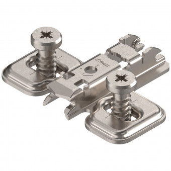Blum Clip Montageplatte Distanz 0 mm Stahl - Blum Clip-Montageplatte HV vorm.
Systemschr.0 mm Distanz Stahl  28/32
173L8300 | 2