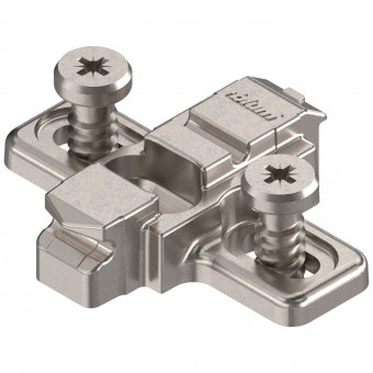 Blum Clip-Montageplatte Distanz 3 mm - Blum Clip-Montageplatte HV 
vorm. Systemschr. 3 mm Distanz
Zinkdruckguß, 175L8130 | 2
