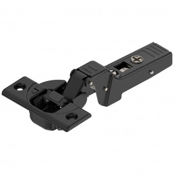 Blum Clip top Blumotion Profiltürscharnier 95° - Blum Clip top Blumotion Profiltür Scharnier 95° 
Mittelanschlag mit Feder zum Anschrauben, 
onyxschwarz, 71B9650 | 2