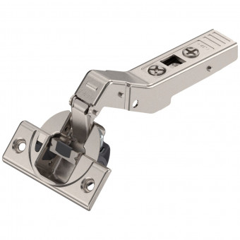 Blum Clip top Blumotion Winkelscharnier - Blum Clip top Blumotion Winkelscharnier 45° I,
halbaufschlagend, Topf: Schrauben, vernickelt  
79B9658 | 2