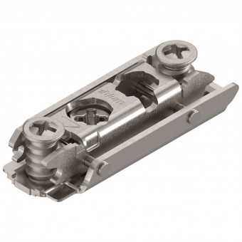 Clip top Gerade Exzenter Montageplatten mit vormontierten Systemschrauben | 2