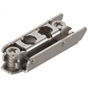 Blum Clip Kreuzmontageplatte Excenter Distanz 3 mm Stahl - Blum Clip-Montageplatte  m. Excenter-HV 
Stahl gerade 3mm Distanz m.Sys-Schrauben, 
175H4130 | 2