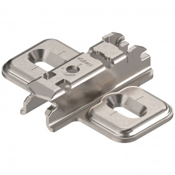 Blum Clip Montageplatte Distanz 3 mm Stahl - Blum Clip-Montageplatte HV oval. 
Schraubloch 3 mm Distanz Stahl
173L6130 | 2