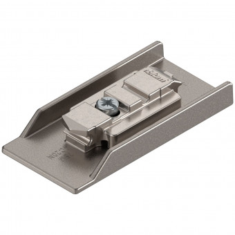 Blum Clip CRISTALLO-Montageplatte gerade zink - Clip CRISTALLO-Montageplatte 
zum Kleben, gerade, Zink 
für Glas- und Spiegelseiten, 175M4C20N | 2