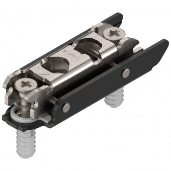 Blum Clip Montageplatte Expando Distanz 3 mm - Blum Clip-Montageplatte gerade,3 mm Distanz,
Stahl, EXPANDO, HV: Exzenter, 
onyxschwarz, 177H3130E | 2