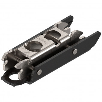 Blum Clip Kreuzmontageplatte Excenter Distanz 3 mm Stahl - Blum Clip-Montageplatte  m. Excenter-HV
Stahl gerade 3 mm Distanz f. Spax,
onyxschwarz, 175H3130 | 2