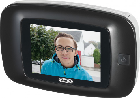 Abus Türspion 105° Digital Ø 14-22mm TS= 3 -100 Schw./Silber - Abus Digitaler Türspion DTS=3214 3,2 TFT Display, 105° Blickwinkel, TürblatTS=tärken von 38 - 110 mm, Bohrdurchmesser 14 - 22 mm inkl. 4 Batterien AAA Alkaline, Farbe Schwarz-Silber | 2