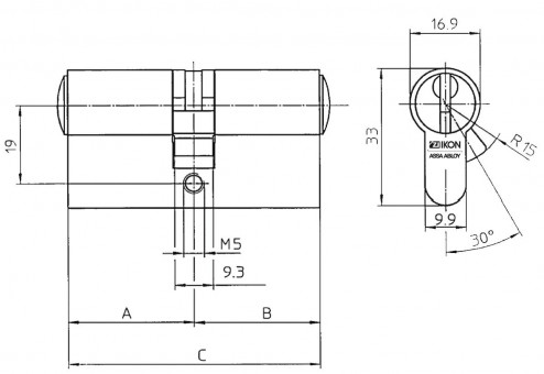 Ikon Profilzylinder Not + Gefahr | Sicherungskarte - <p><span style="color:black; font-size:10.0pt">Profilzylinder mit 3 Schlüsseln, Sicherungskarte und Anbohrschutz Kl. 2</span></p>
 | 2