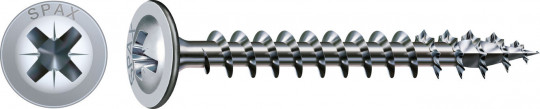 Spax ABC-S Rückwand-Schraube 3,0x20 mm - Spax ABC-S Rückwand-Schraube 3,0x20 mm, verzinkt, VPE: 5000 Stück | 2