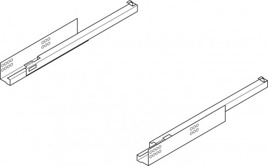 Blum Tandem Teilauszug - Blum Tandem Teilauszug
650mm Blumotion integriert
550H6500B | 2