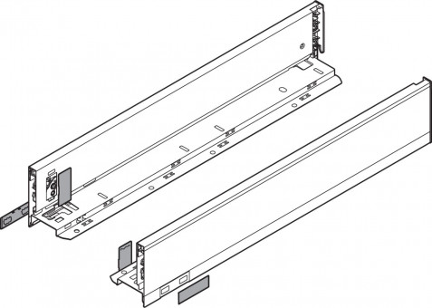 Legrabox  Zargen-Set M Oriongrau - <p>Zargenhöhe 90,5mm</p>
 | 2