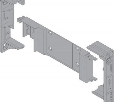 Blum SERVO-DRIVE Trägerprofilaufnahme - Blum Servo-Drive Trägerprofil-Aufnahme, 
R7037 staubgrau, 
Z10D5210 | 2