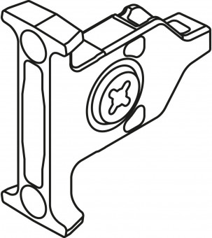 Tandembox Frontbefestigung - Blum Tandembox Frontbefestigung
symmetrisch, Schraubversion, VE-500
ZSF.35A2 | 2