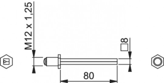 Hoppe Wechselstift 08/80 FDW - Hoppe Wechselstift 08/80 FDW
M12 Profilstift  6078810 | 2