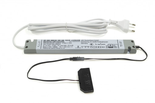 LS LED Konverter 230 V / 12 V 30 W LS.2000421 - LS LED Konverter 230 V / 12 V 30 W 
16mm- 6-fach Verteiler 2 m. Zuleitung 
LS.2000421 | 2