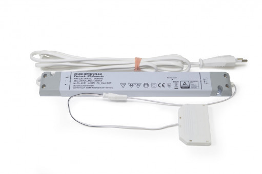 LS LED Konverter 230 V / 24 V 30 W LS.2000424 - LS LED Konverter 230 V / 24 V 30 W 
16 mm 6-fach Verteiler 2m Zuleitung 
LS.2000424 | 2