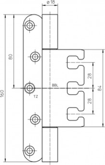 Simonswerk Objektband VX7939/160 18-3 Edelstahl matt - Simonswerk Objektband VX7939/160 18-3 Edelstahl matt
mit integrierter Stiftsicherung,
für gefälzte Objekttüren / für Holz-, Stahl-und Aluminiumzargen 
für 3D verstellbare Aufnahmeelemente VX  
18er Rolle, Materialstärke 3 mm
Belastungswert bis 160 kg
5 05 | 2