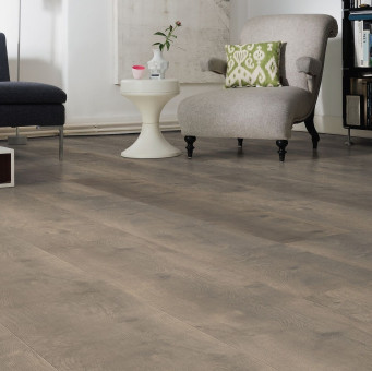 Laminatboden Tritty 100 TC GV, Eiche Bergamo carbon 4V - Laminatboden Tritty 100 Top Connect, Gran Via Eiche Bergamo carbon auth. soft 4V, 
5 Stück/Paket = 2,68 qm, 
39 Pakete/Palette = 104,52 qm, 
538767 | 3